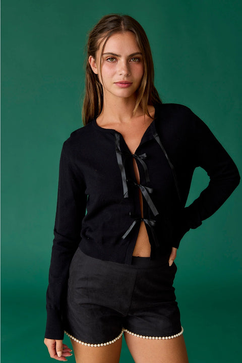  Cora Bow Cardigan