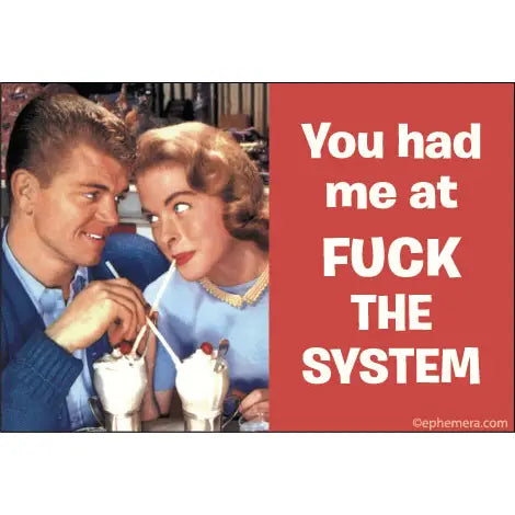 Fuck The System Magnet