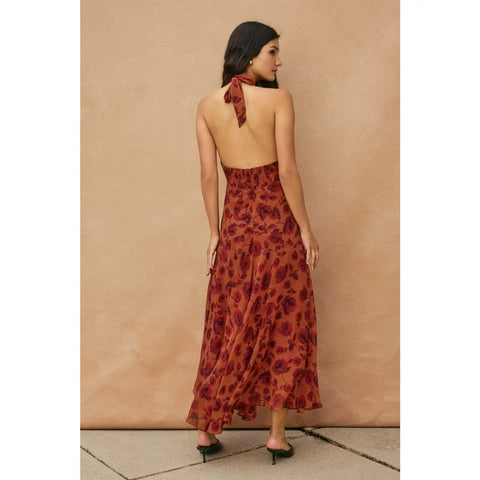  Red Rouge Halter Dress