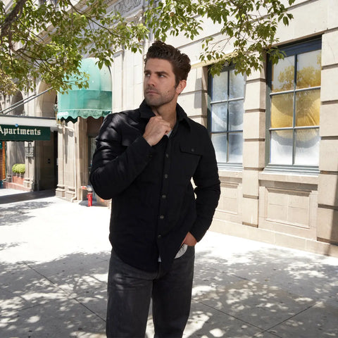 Dayton Black Quilted Jacket