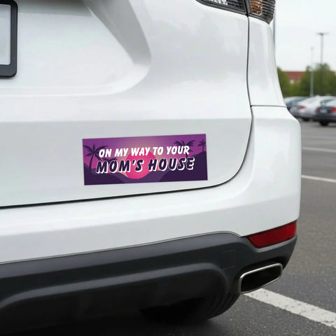  Your Moms House Car Magnet