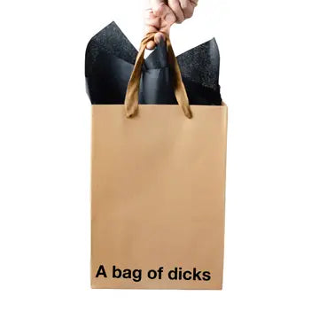  A Bag of Dicks Brown Gift Bag