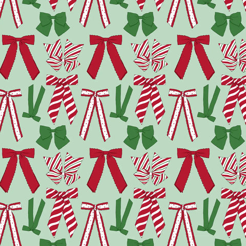  Christmas Bows Wrapping Paper