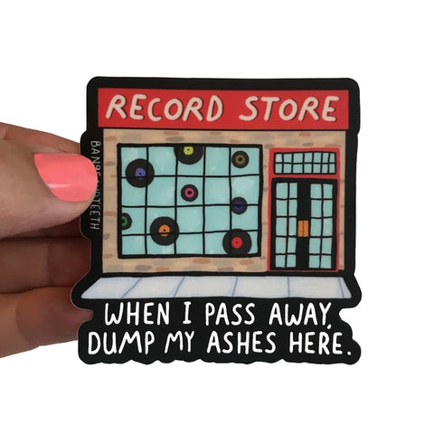 Record Store Sticker