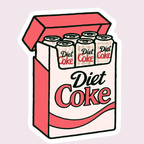 Diet Coke Cigarette Sticker