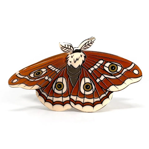  Lunar Moth Hair Claw Clip