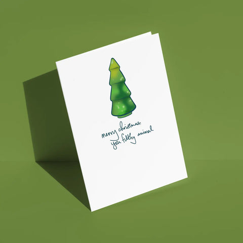 Filthy Animal Holiday Card
