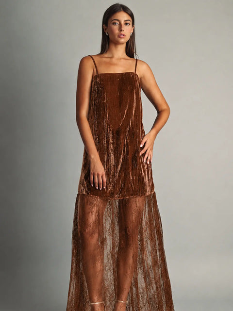  Velvet & Lace Dress