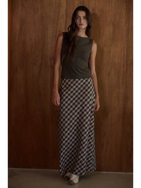 Woven Pencil Skirt