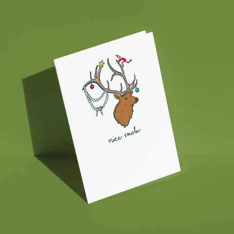 Nice Rack Holiday Card