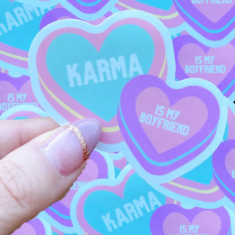 Karma Hearts Sticker