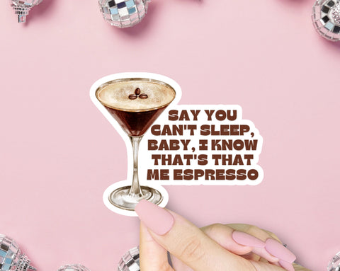 Me Espresso Sticker