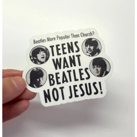  Retro Beatles Sticker