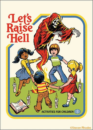 Let's Raise Hell Magnet