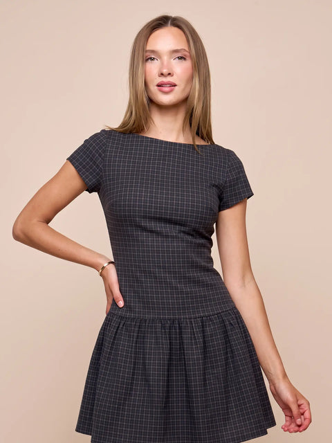  Back Tie Fit & Flare Dress