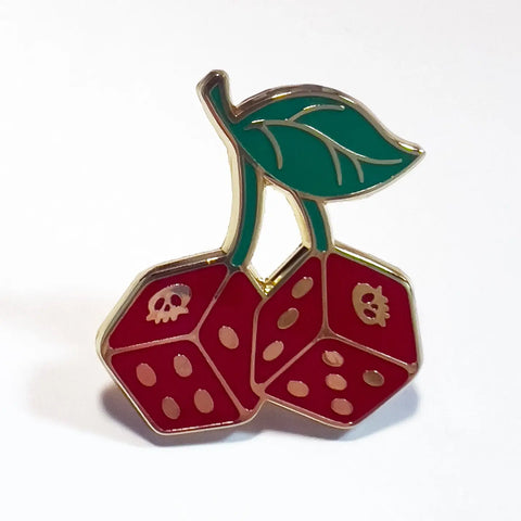 Dice Cherries Pin