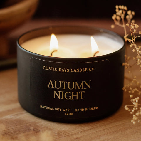 Autumn Night Candle