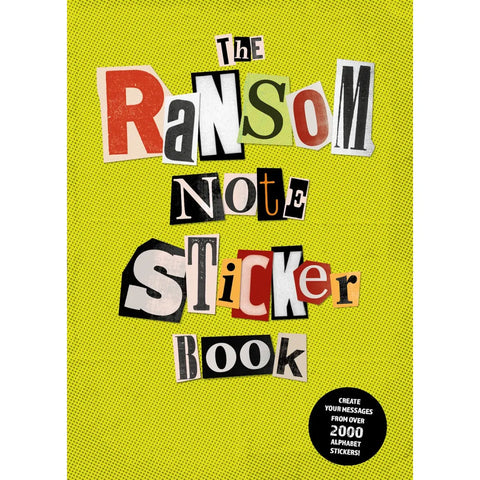  The Ransom Note Sticker Book