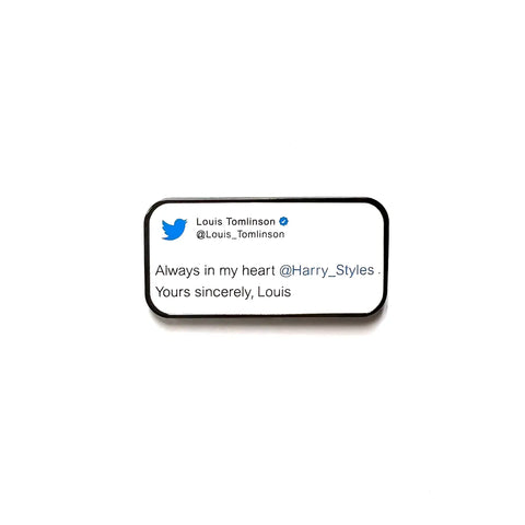 Always In My Heart Harry & Louis Pin