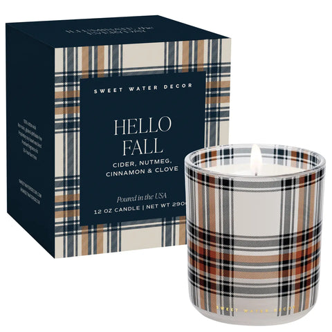  Hello Fall Boxed Candle