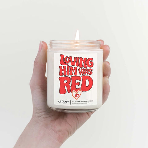  Loving Him Was Red Scented Candle