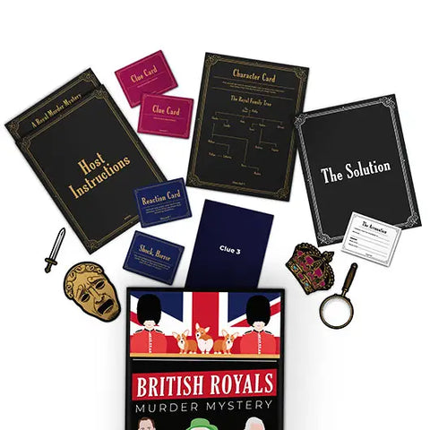 British Royalty Murder Mystery Game
