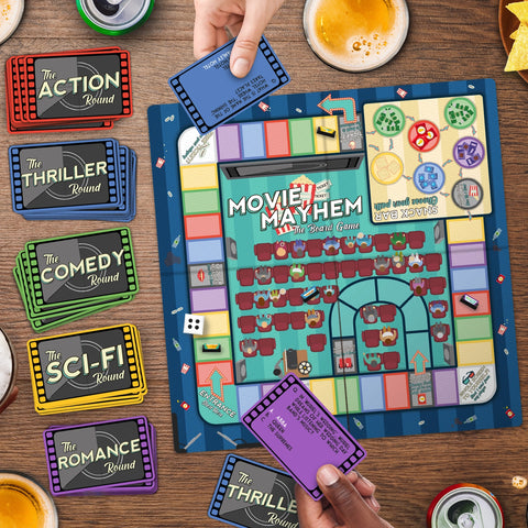  Movie Mayhem Board Game