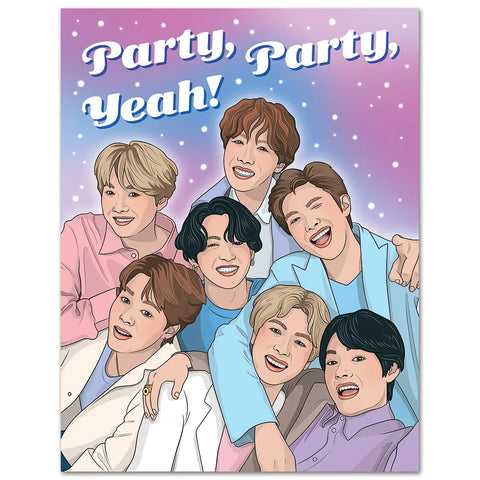 BTS Birthday Card