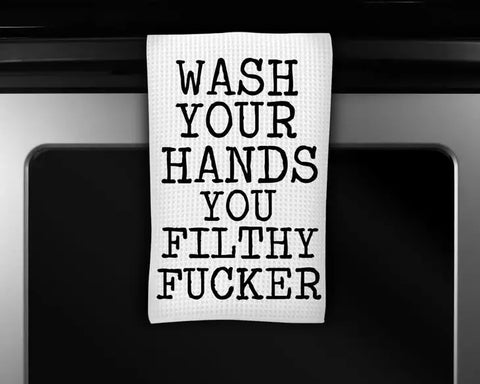 Wash Your Hands Kitchen Towel