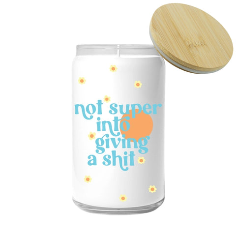 Not Super Into Giving A Shit Candle