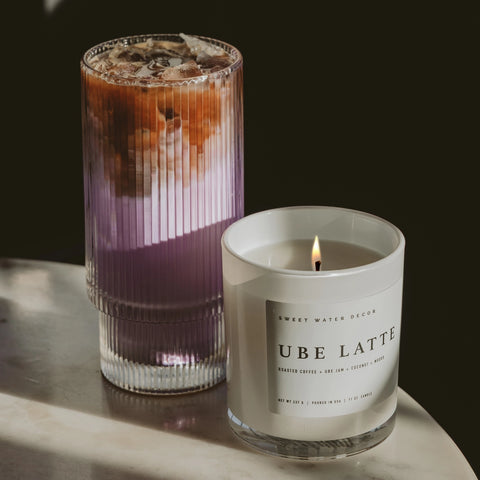 Ube Latte Candle