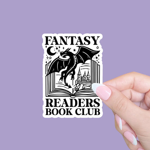  Fantasy Readers Book Club Sticker