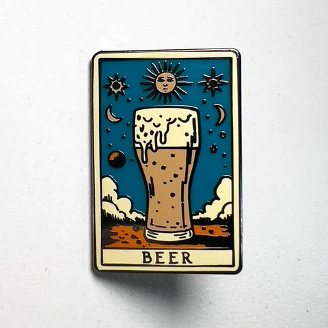 Tarot Beer Pin