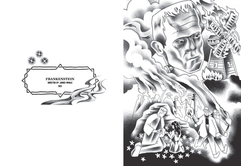 Classic Horror Movies Coloring Book