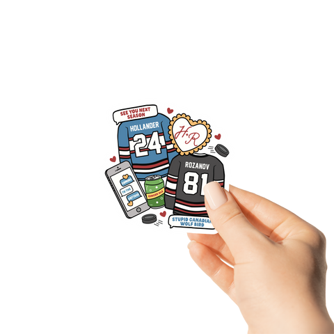 Rival Hockey Romance Jersey Sticker
