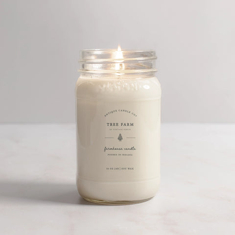 Tree Farm Mason Jar Candle