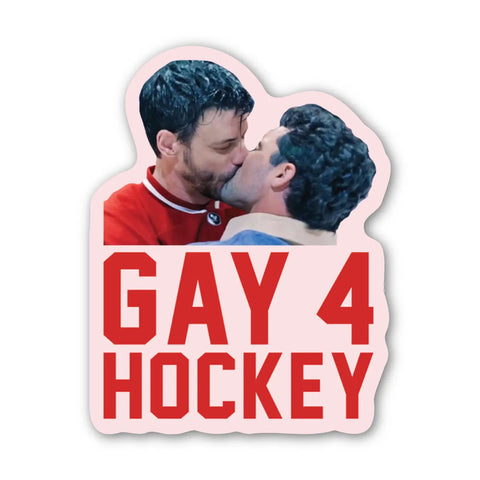 Gay 4 Hockey Sticker