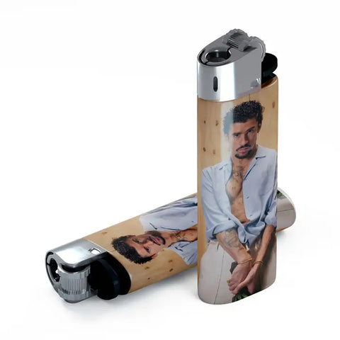 Bad Bunny Blue Shirt Lighter