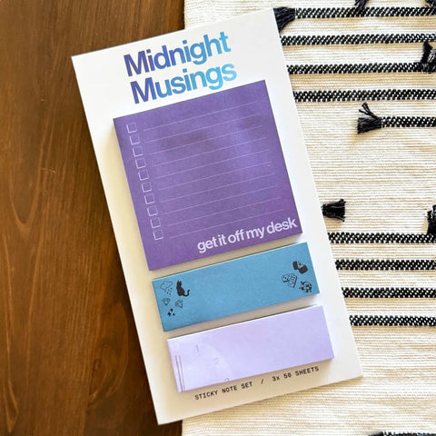  Midnight Musings Sticky Note Set