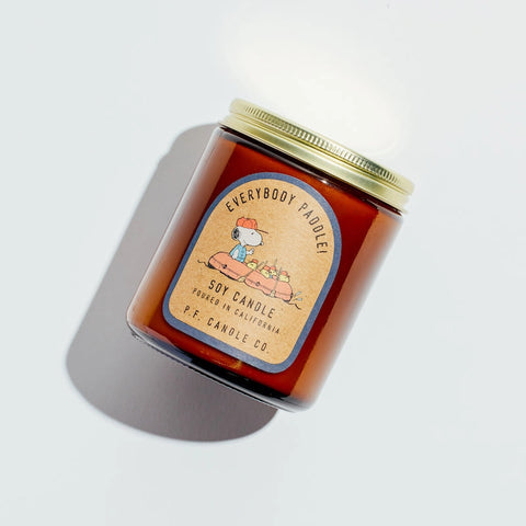 Everybody Paddle! For Peanuts Candle