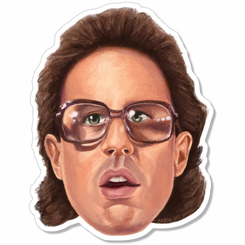 Jerry Seinfeld Glasses Sticker