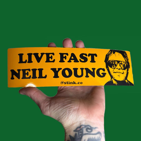 Neil Young Bumper Sticker