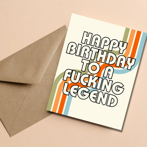 Happy Birthday Legend Card