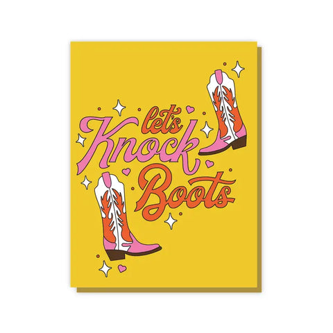 Let's Knock Boots Card