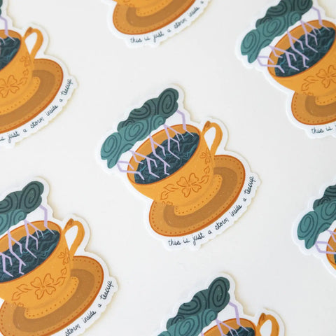  Opalite Teacup Sticker