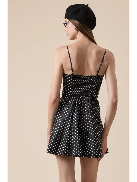  Polka Dot Fit & Flare Mini