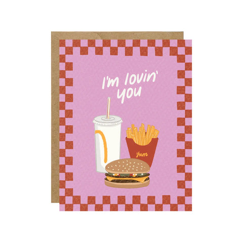 I'm Lovin' You Card