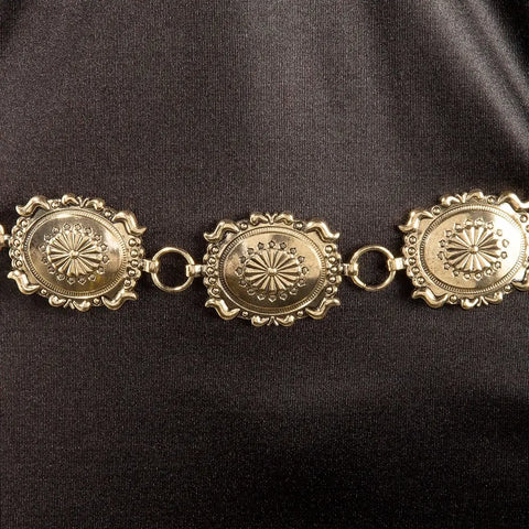 Western Concho Chain Belt