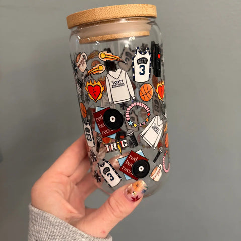  OTH Alternative Collage Glass Cup