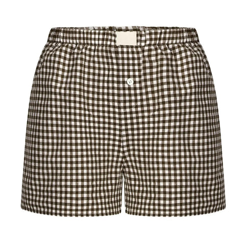  Lysandra Gingham Boxer Shorts